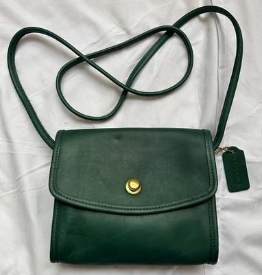 Coach Leather Green Vintage Bags, Handbags & Cases for sale | eBay
