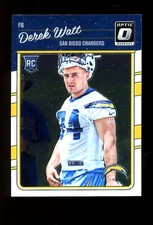 2016 Donruss Optic #114 Derek Watt San Diego Chargers RC Rookie Card QTY
