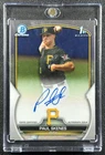PAUL SKENES 2023 BOWMAN CHROME DRAFT #CDA-PS AUTO 1ST PROSPECT PIRATES
