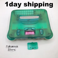 Console Nintendo 64 uniquement Clear Blue N64 Made in Japan testée
