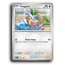 Yungoos 176/197 Common Obsidian Flames Pokemon NM