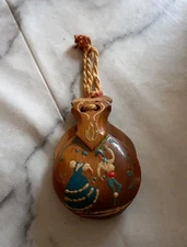 Wooden Spanish Castanets Painted Design Decoration Matador Flamenco (B3)