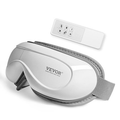 Eye Massager with Heat & Remote, Heated Eye Massage Mask with 5 Modes and Blueto