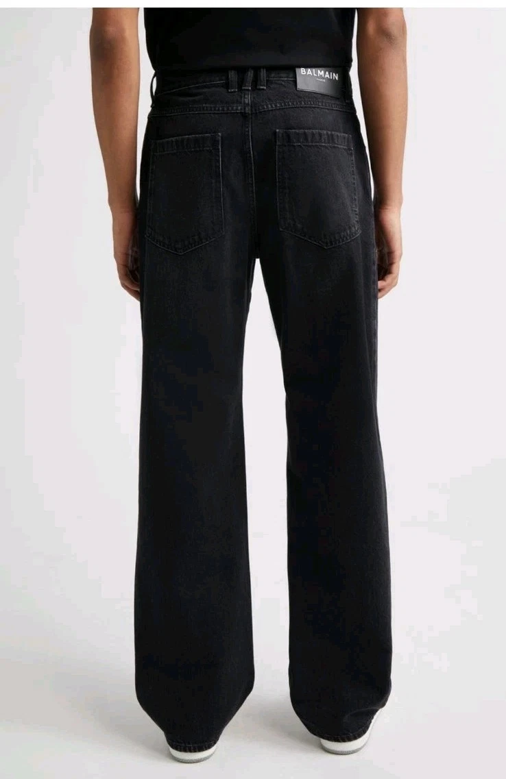 Balmain Black Jeans for Men for sale | eBay