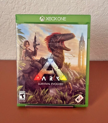 ARK Survival Evolved Xbox One Game Disc and Case Studio Wildcard Dinosaur Action