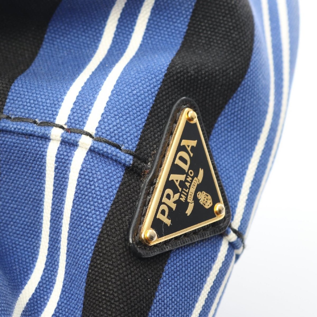 PRADA CANAPA  Canvas Tote Bag Used Ladies from japan thumbnail 5