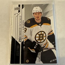 2018-19 Upper Deck Premier Premier Rookie /299 Jeremy Lauzon #57