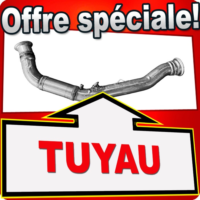 Tuyau d'échappement pour Renault Midlum et Volvo FL II moteurs 240 à 280CH