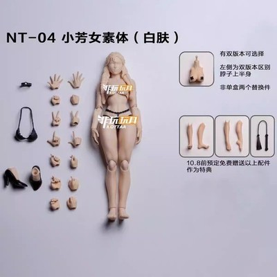 Nottaa Collection NT04 Female Body Xiao Fang white Skin 1/12 integrated neck new