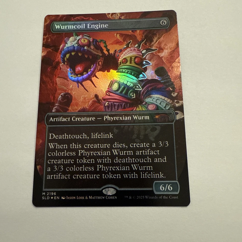 Wurmcoil Engine FOIL 2196 Play-Doh Extra Life Secret Lair SLD MTG Unplayed Mint - Image 3 of 4