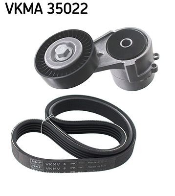 Keilrippenriemensatz SKF Vkma 35022 FÜR Opel Poly V Riemen KIT Rippenriemen Satz-image