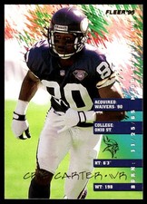 Cris Carter 1995 Fleer #51 Minnesota Vikings NFL READ FREE SHIPPING AutographDen