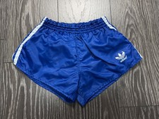 Mens Womens Vintage 1970-80s Adidas Made in West Germany Shorts Sprinter XS-S