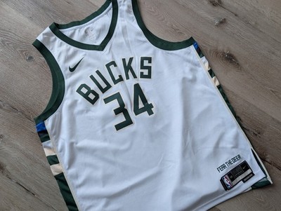 Nike NBA Milwaukee Bucks Antetokounmpo Trikot XXL 2XL Jersey Shirt 10005-10