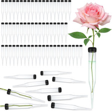 150 Pack 4" Floral Water Tubes with Caps for Fresh Flower Arrangements