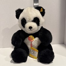 Vintage Steiff Teddy Cosy Panda 5357/25 1984-88 Made In Western Germany W/Tags