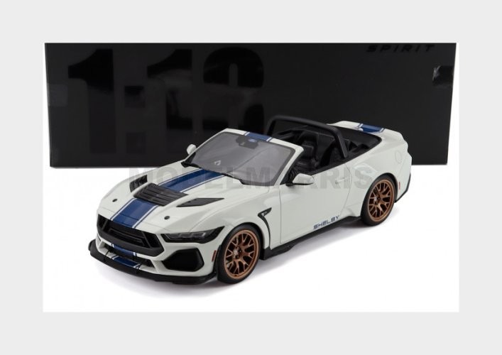 GT-SPIRIT GT572 Ford USA - Mustang Super Snake Coupe 2025 - White Blue - 1/18
