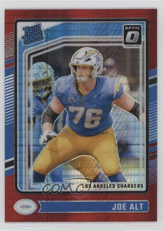 2024 Panini Donruss Optic Rated Rookie Red Hyper Prizm Joe Alt #254 Rookie RC