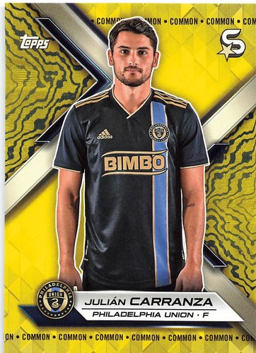 Julian Carranza Philadelphia Union Common Topps Super Stars MLS 2024