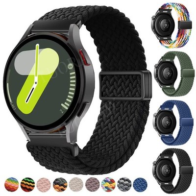 Für Samsung Galaxy Watch 7 6 5 4 3 Classic Pro Armband 20/22mm Nylon Ersatz Band