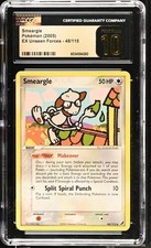 CGC 10 PRISTINE Smeargle 48/115 Pokemon 2005 EX Unseen Forces Pop 32 on eBay