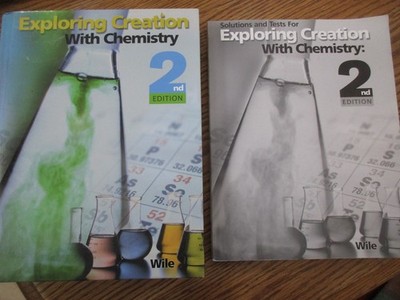 Exploring Creation with Chemistry set (2nd ed) (textbook/solutions)