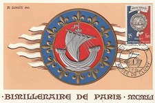 Carte 1er jour Bi-Millénaire de Paris  1951 