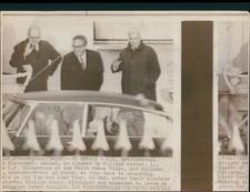 1972 Henry Kissinger France William Porter Us Presidential Men Wirephoto 8X10