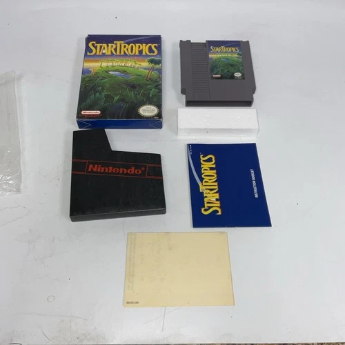 StarTropics (Nintendo NES 1990) CIB WITH LETTER