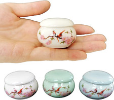 Litlife Mini Hummingbird Urns for Human Ashes Set of 4 - Small Keepsake Crematio