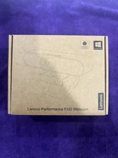 Black Lenovo Performance FHD Webcam FHDWC510 USB A Connection