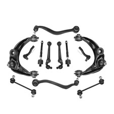 Suspension Kit RH LH Set of 12 Front Control Arm Tie Rod Sway Bar End Link for