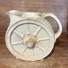 Frankoma Pottery Prairie Green Wagon Wheel Pitcher 94D Vintage Western