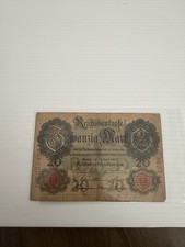 1910 Germany 20 Mark Reichsbanknote | Imperial German Empire | Pre-WWI 7432