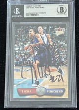 Ticha Penicheiro Signed 2002 Fleer Ultra WNBA #50 BAS Autographed Card