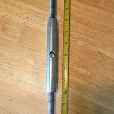 Stainless Steel Turnbuckle Rigging Tensioner w/ Fork End & Threaded Rod