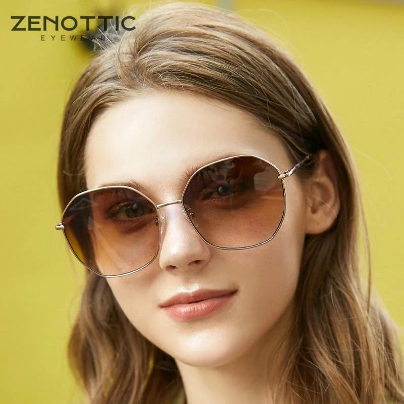 Gafas de sol ZENOTTIC Butterfly UV400 de gran tamaño para mujer gafas de moda para conducir Foto 4 de 4
