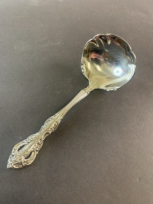 Oneida Michelangelo Stainless Gravy Ladle Cube Mark Glossy Flatware