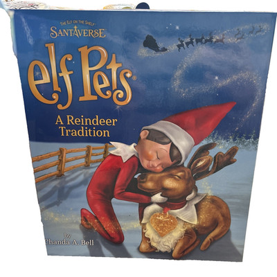 Elf Pets A Reindeer Tradition Plush and Storybook New In Box