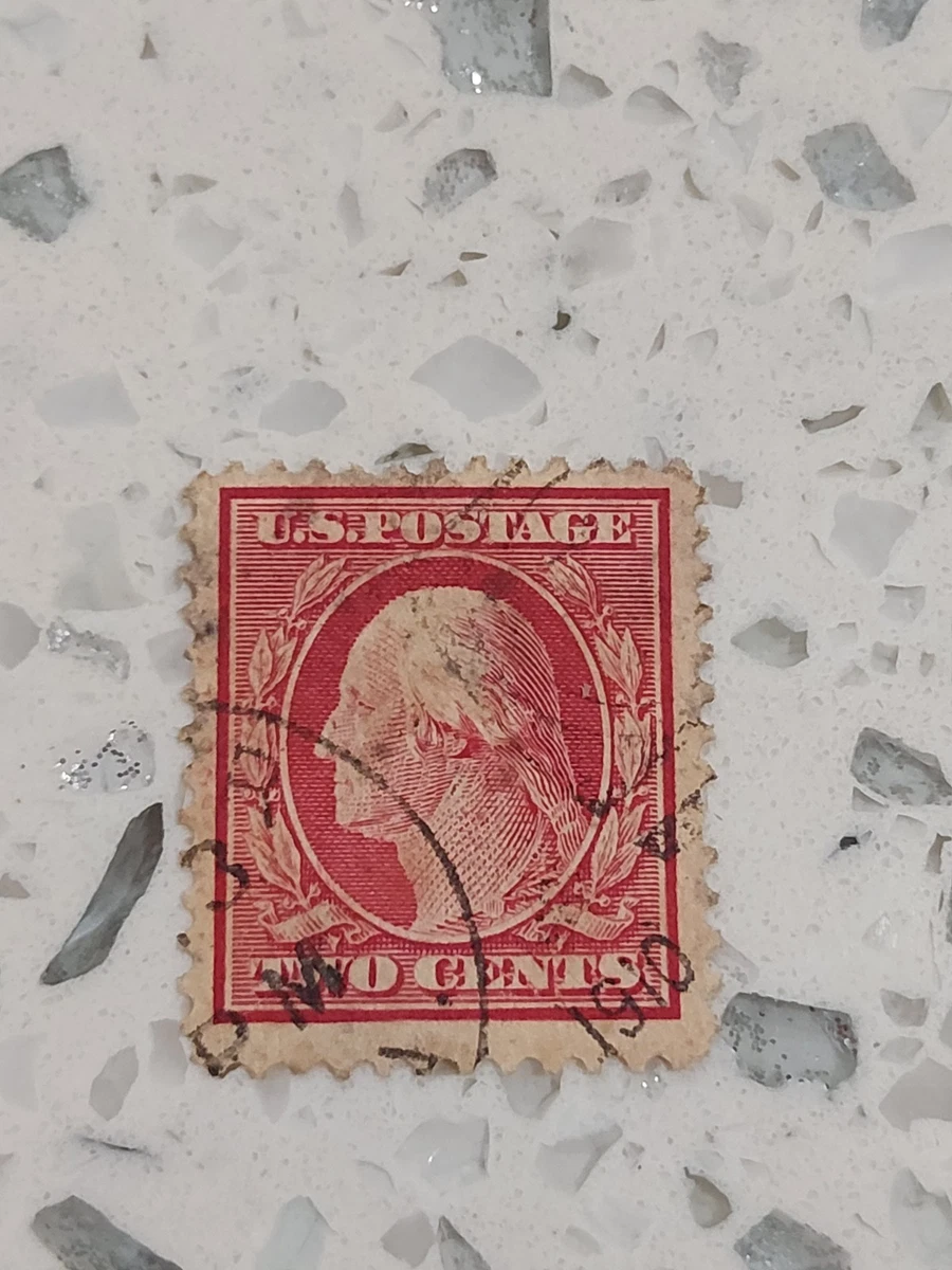 アメリカ　ジョージ・ワシントン2セント使用済切手　レッドリネン George Washington 2 Cent Stamp for sale | eBay