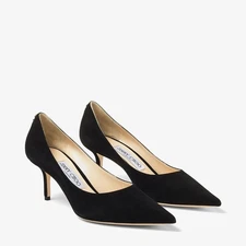 Jimmy Choo Love 65 Ballet Black Suede Pumps sz. 38.5 EU