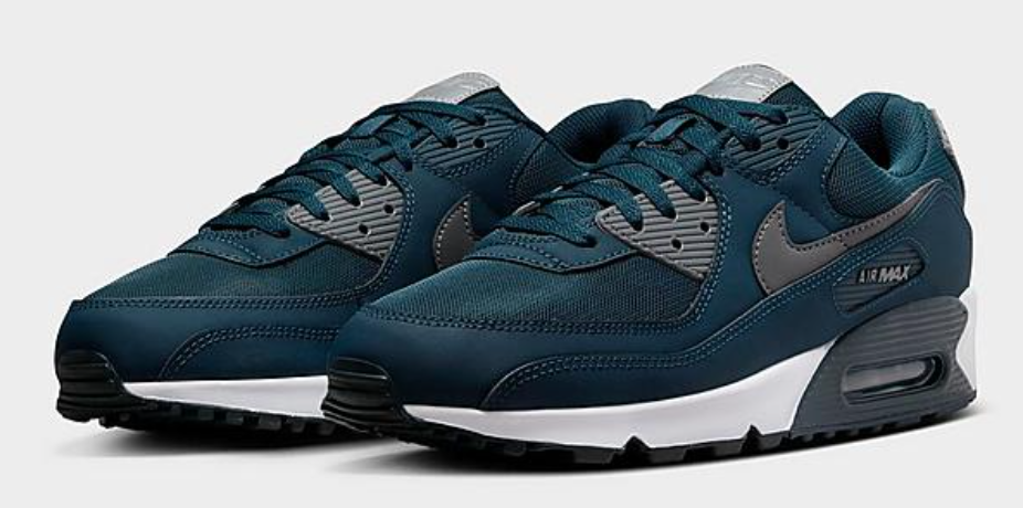 New Nike Air Max 90 HM0625-400 Armoury Navy White Black Men's Multi Size Sneakers