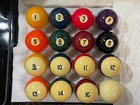 CLEANED & POLISHED ARAMITH POOL BALLS  WITH RACK (COME IN GENERIC BOX) (14) — photo 3