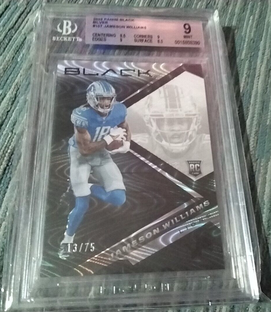 Jameson Williams Panini Contenders Optic Rookie of the Year Contenders Autographs #ROYJW Base
