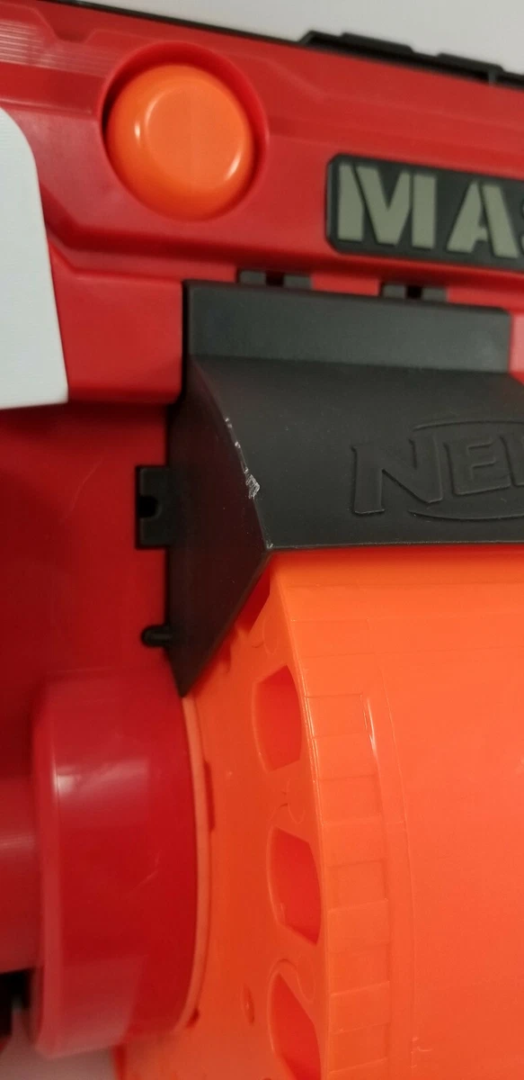 Nerf N Strike Mega Mastodon Blaster Soft Dart Gun 24 Dart Drum Battery Operated