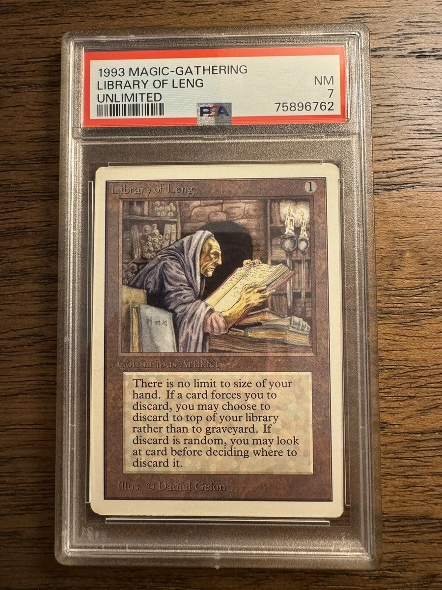 Magic the Gathering MTG Unlimited Library of Leng NM PSA 7 NM Nice Pop 1 card! | eBay Magic the Gathering MTG Unlimited Library of Leng NM PSA 7 NM Nice Pop 1 card! | eBay
