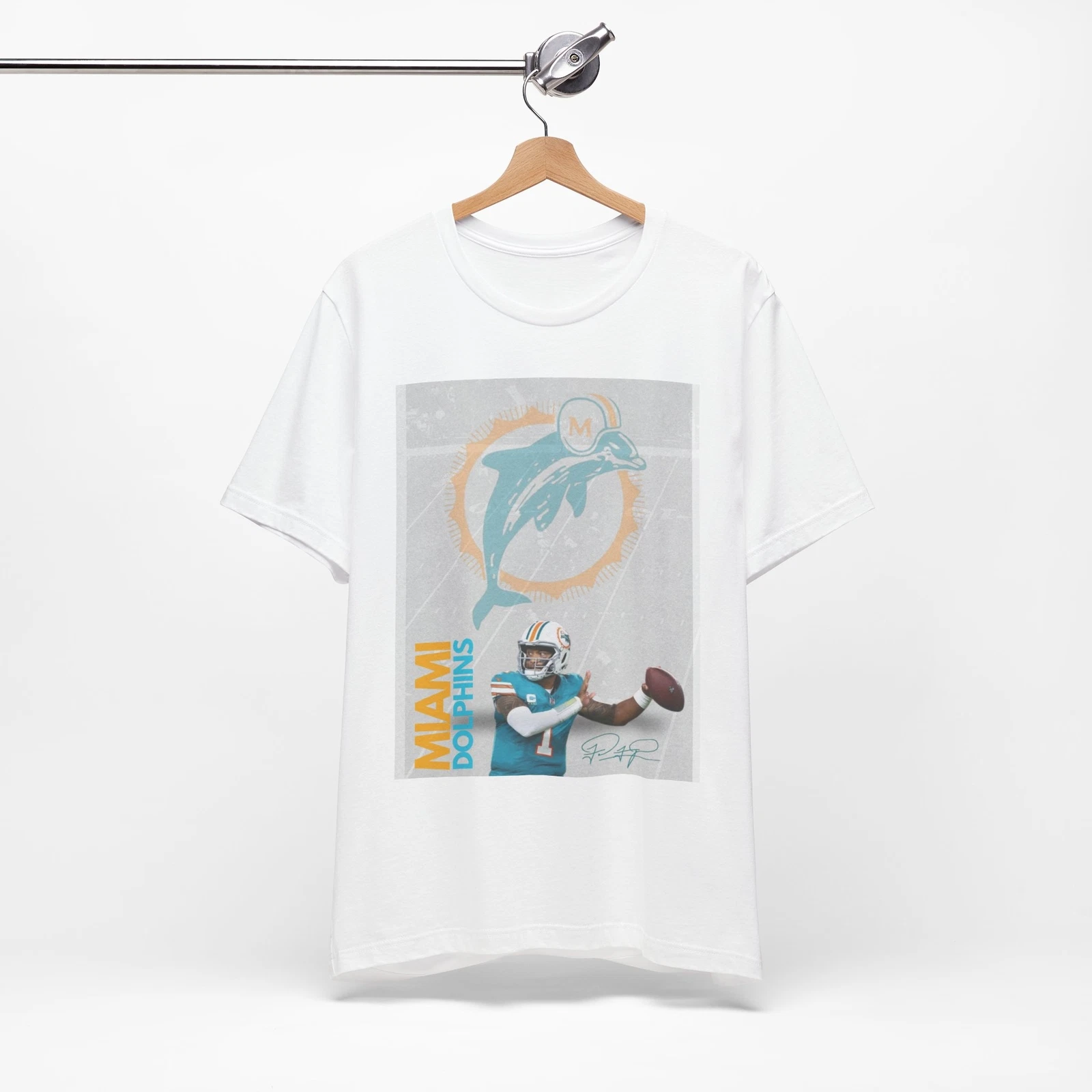 Dolphin Tua Tagovailoa Quarterback football T-Shirt, Game Day Football T-Shirt