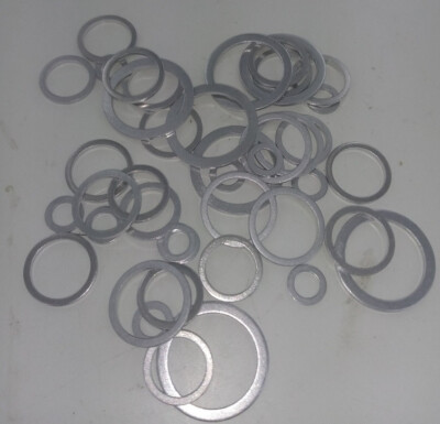 Aluminiumdichtring M5 M6 M7 M8 M10 M14 M16 M18 M20 M22 M24 Dichtung, DIN 7603 A