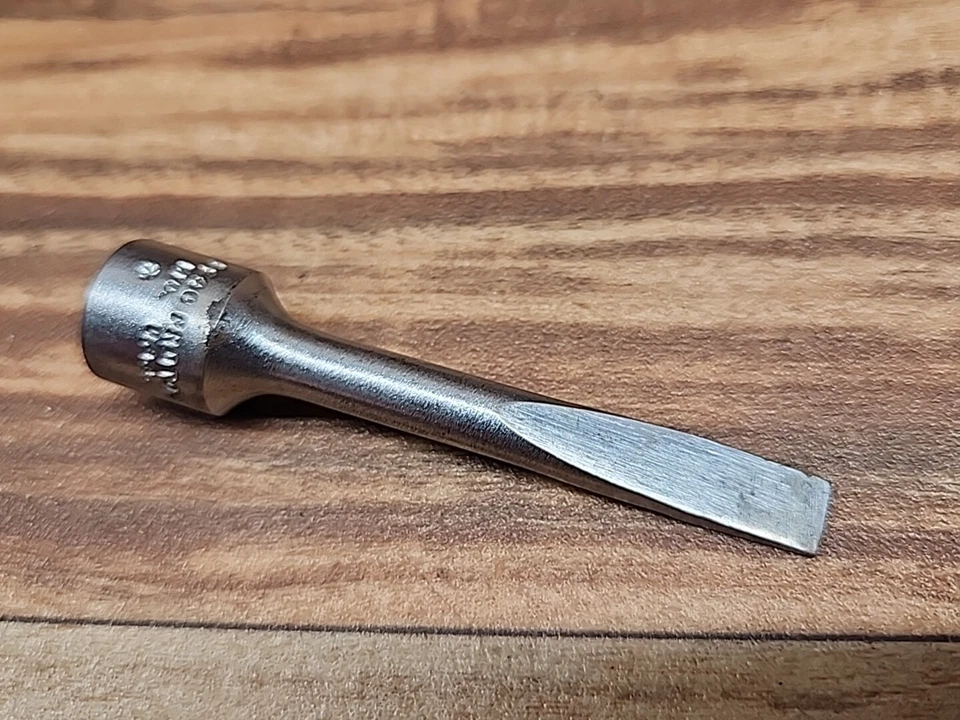 Vintage PROTO Professional 5240 Flat Head Socket Driver 3/8" Drive USA Chrome - Image 4 of 4