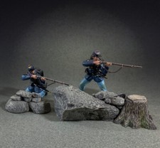 BRITAINS CIVIL WAR UNION 31416 UNION SOLDIERS DEFENDING THE ROUND TOP NO.2